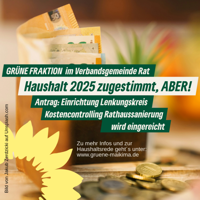 Position zum Haushalt 2025 – VG Maikammer